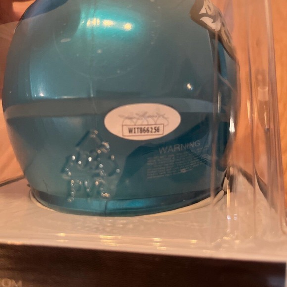 nfl autographed mini helmets Flash Jaguars Fred Taylor jsa certified - Picture 3 of 7